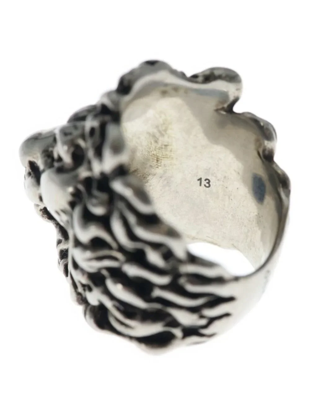 Gucci Lion Head Ring Silver